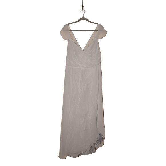 CELEBRATE DB STUDIO NEW $100 Ruffle Spaghetti Strap Chiffon Bridesmaid‎ Dress 18 - Picture 3 of 6